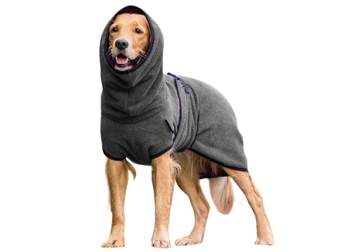 2026-ropa Para Perros Bata De Secado Con Toalla Abrigo De Sueño Cálido Invierno Mascota Poliéster