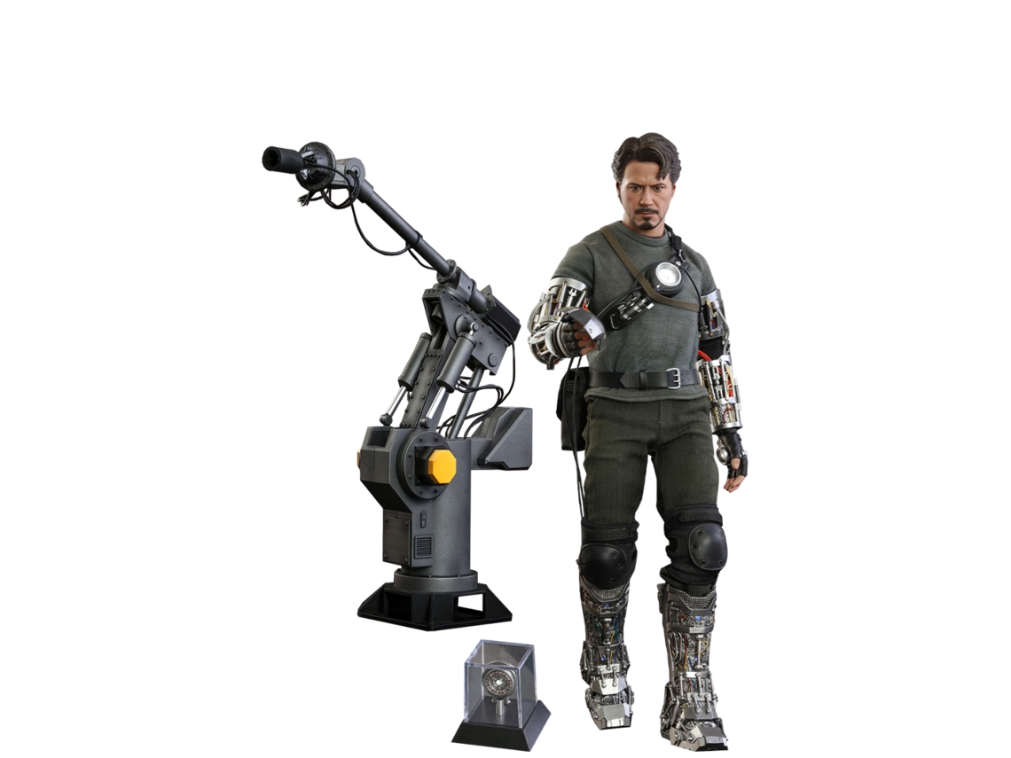 Figura Hot Toys MMS582 - Marvel Comics - Iron Man - Tony Stark Mech Test Deluxe Version