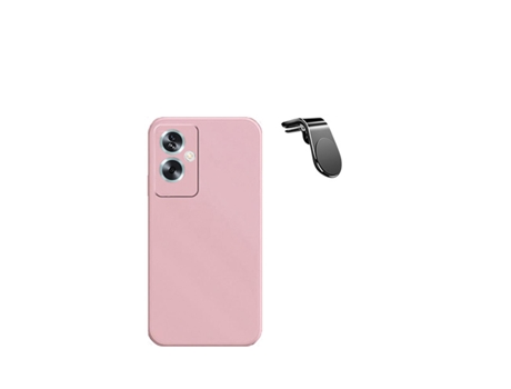 Funda Carro Proteção Traseira para Oppo Oppo A79 5G GIFT4ME Silicona Rosa