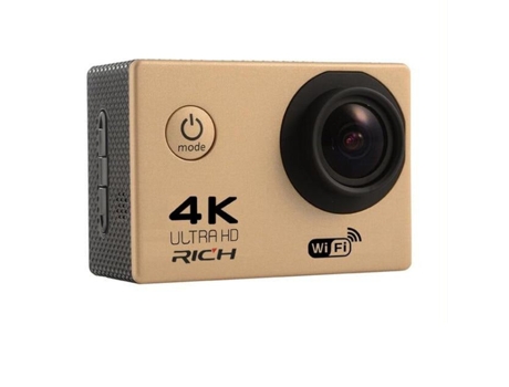 Action Cam SLOWMOOSE Ultra HD (4K / 30 Fps - Wi-Fi 2.0 - 5 MP - Plateado)