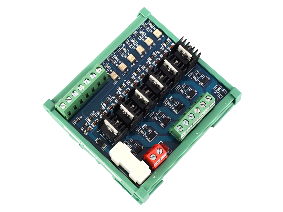 Placa de potencia amplificadora de CC PLC de 6 canales con transistor