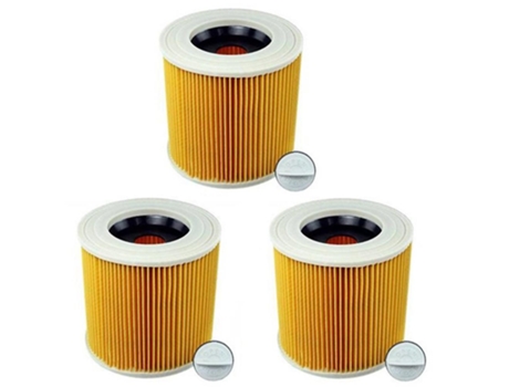 Filtro de cartucho de 3 peças para aspirador de pó karcher wd3 premium