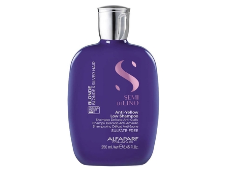 Champú ALFAPARF MILANO Semi Di Lino Blonde Anti-Yellow (250 ml)
