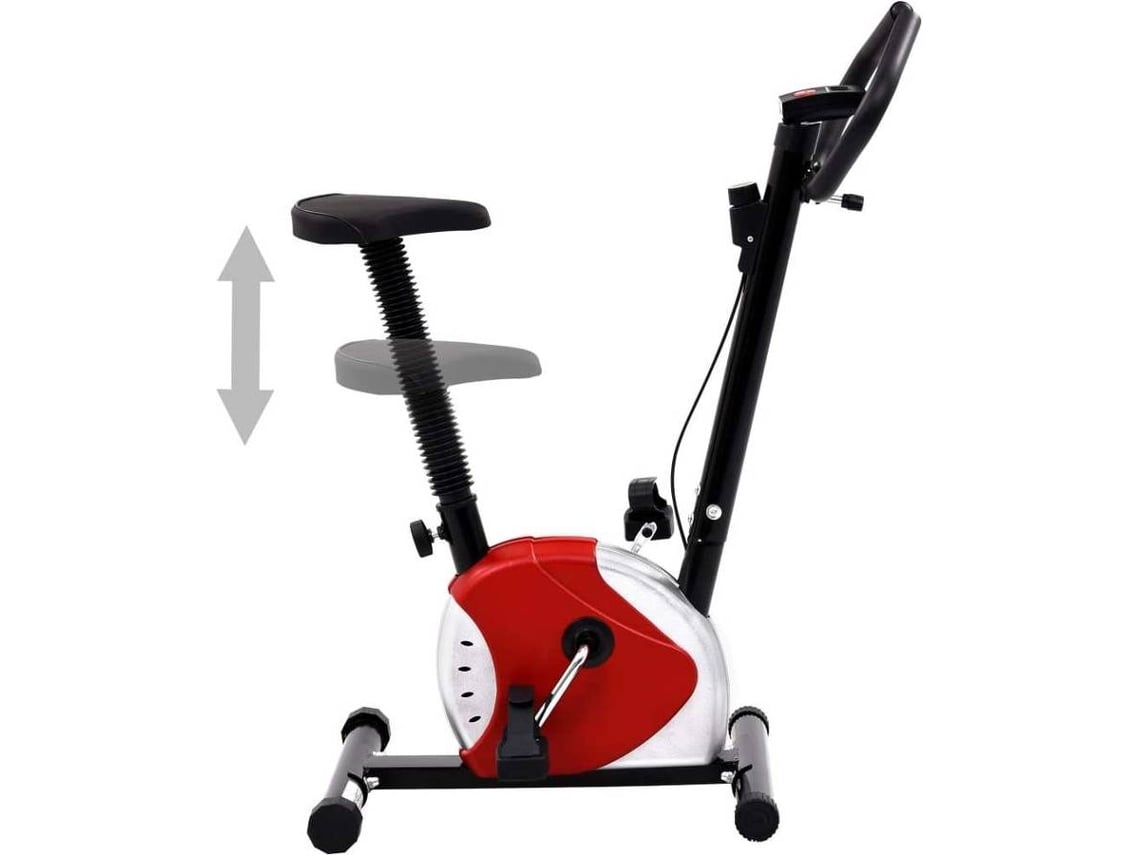 vidaXL Bicicleta est tica con resistencia de cinta roja Worten.es