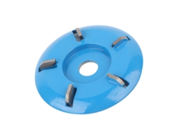 Disco De Corte De Madera De 5 Dientes Para Amoladora Angular, Carpintería, Pulido, Azul