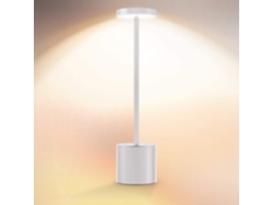 Candeeiro De Mesa Recarregável Lx - 1 Peça - Prata JEIIBRZUI