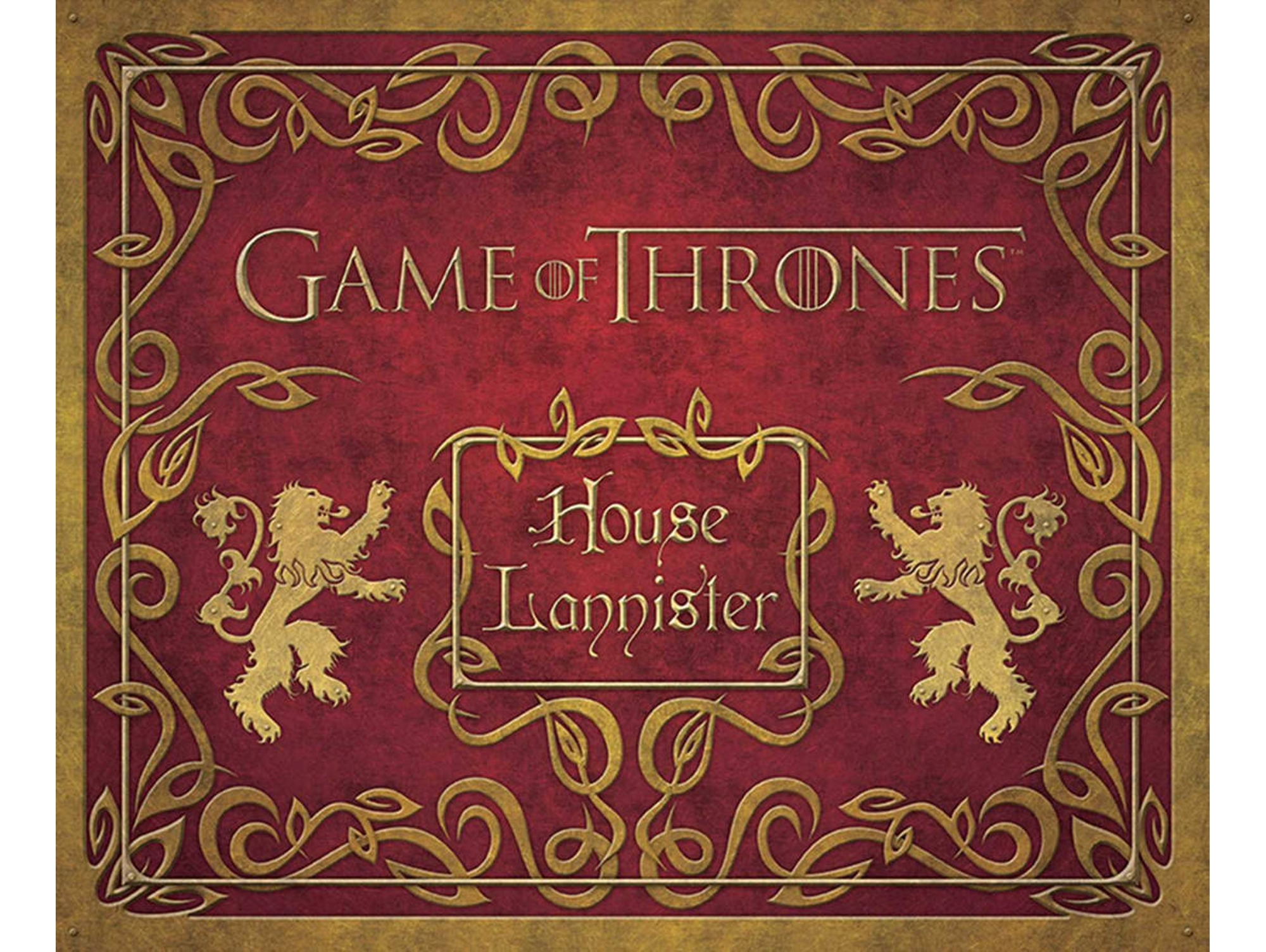 Libro Game Of Thrones: House Lannister Deluxe Stationery Set de Hbo