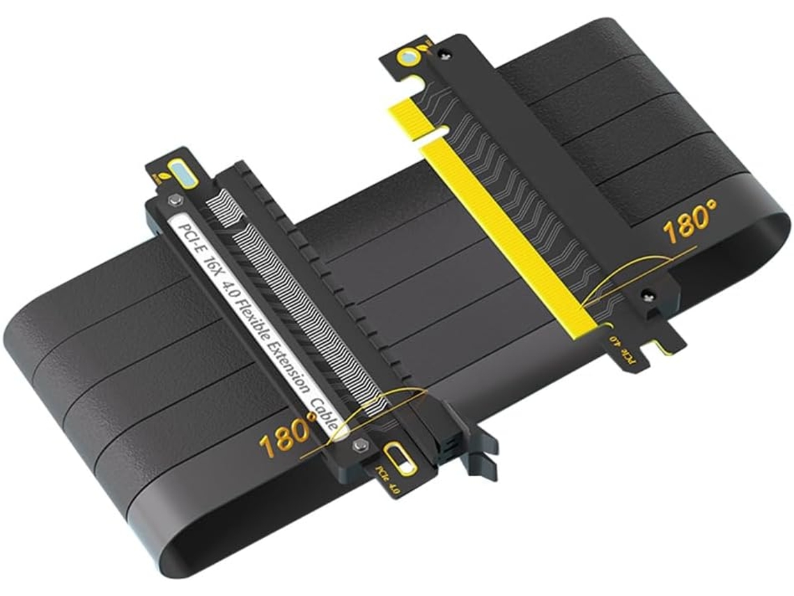 Cable de extensión PCIe E16x a 16x 4.0 Full Speed para tarjeta gráfica SFUSHOS