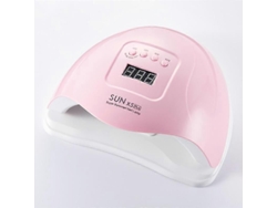Lámpara de uñas UV LED, lámparas de curado de 80 W para salón de belleza en casa, secador de esmalte en gel con 4 ajustes de temporizador, herramientas profesionales de arte GOKOCO