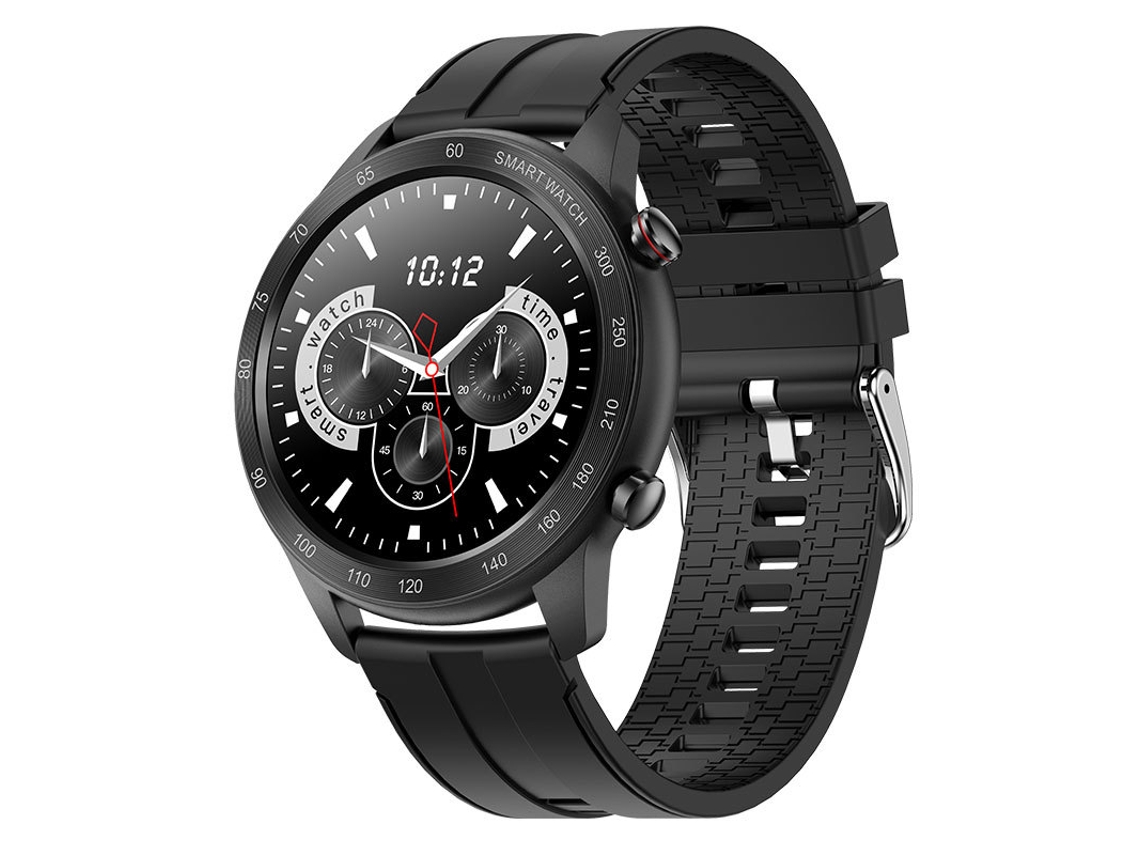 Smartwatch YIZHOOD TE510 Pulsómetro IP68 Resistente al Agua Negro