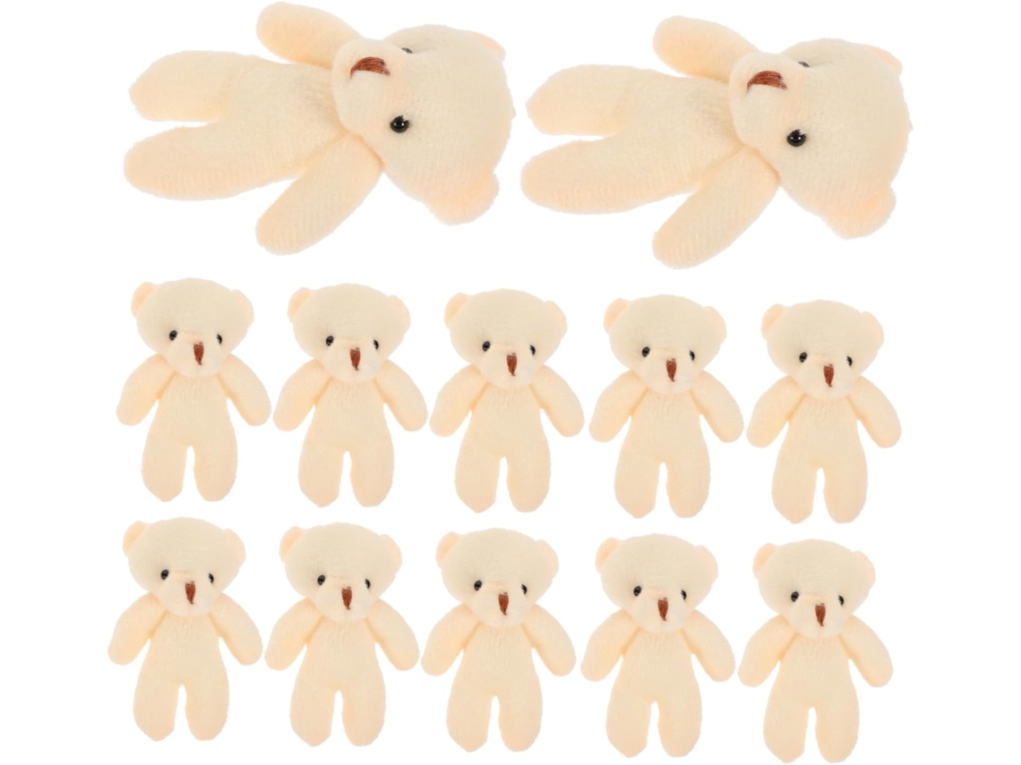 Juego de 20 ositos en miniatura, ideales para la decoración del hogar y como llaveros.