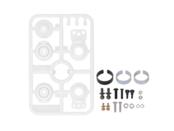 Base de montaje para brazo de dirección Anub Lightweight Stable Servo Saver para modelos Xv02 Xv01 (Blanco)