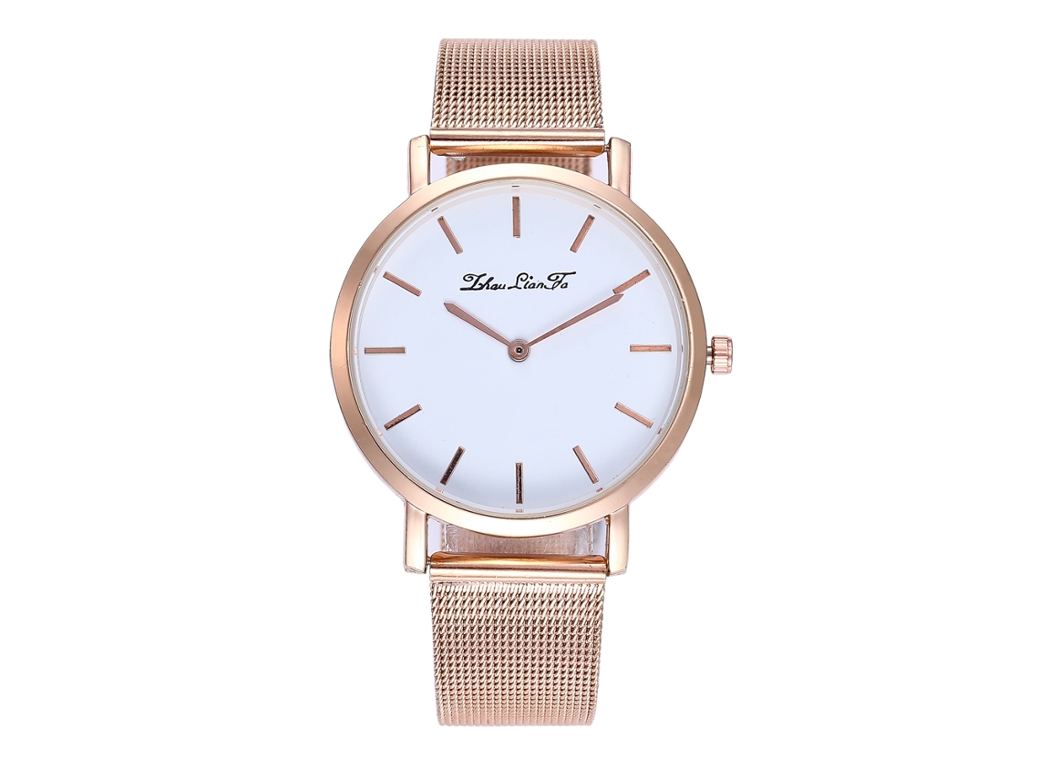 Reloj Analógico De Cuarzo Para Hombre Con Brazalete De Malla De Acero, Resistente Al Agua, Color Plata.