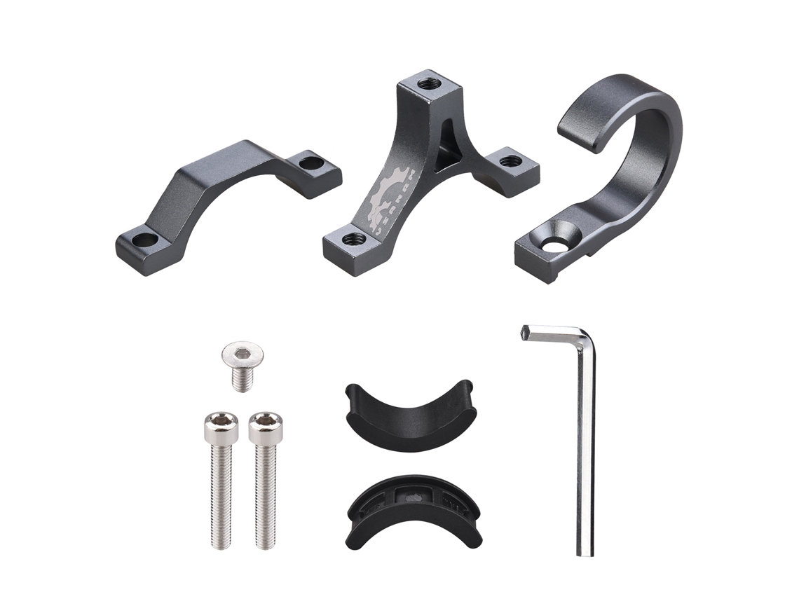 Gancho universal para bicicleta y motocicleta, gancho para colgar bolsos y cascos, multifuncional de aluminio (sin marca).