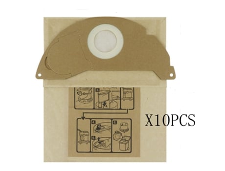 Para KARCHER A2000 A2004 A2014 A2024 A2054 A2064 A2074 S2500 WD2200 WD2210 WD2240 aspiradora filtro de polvo repuestos de papel