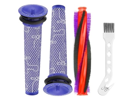 Pré filtros e barra de escova para aspirador de pó dyson v6 dc59 dc62 sv03
