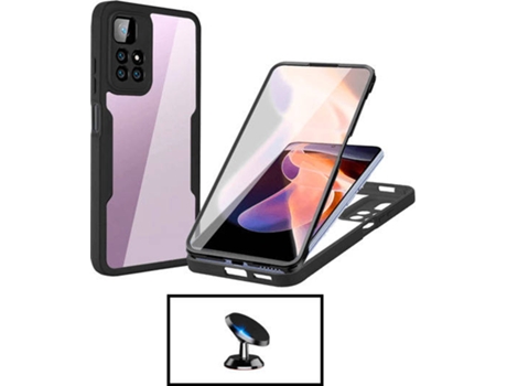 Kit Carcasa Anti-Crash Xiaomi Redmi Note 11 PHONECARE Negro