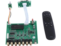 Preamplificador Dlhifi F11 M62446 5.1 De 6 Canales Con Control Remoto Totalmente Independiente Y Pantalla Oled.