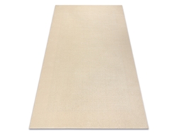 Alfombra De Lana Textura 488.04.la101 Osta - Pauta, Marco Geométrico Estructural Crema