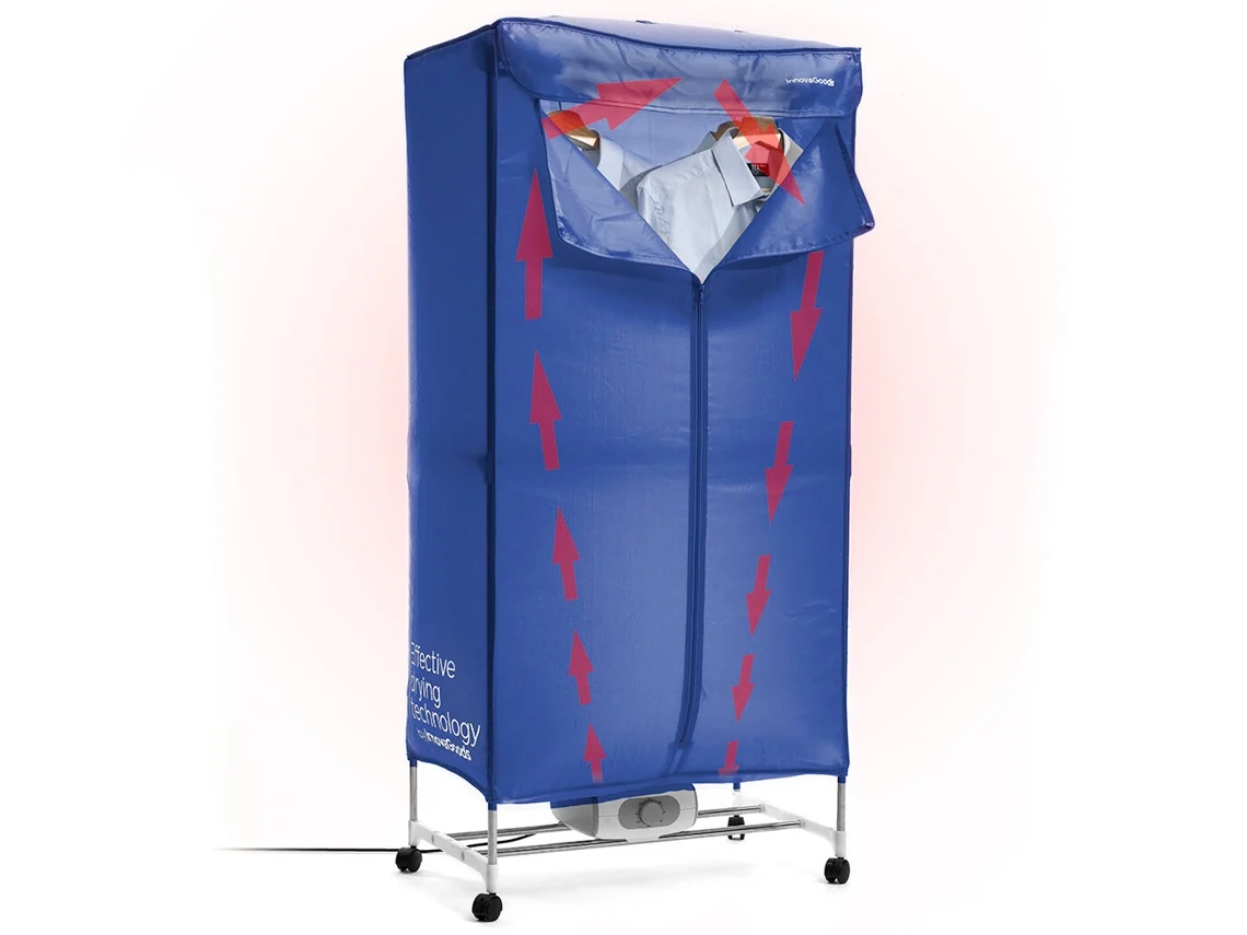 Secadora Eléctrica Portátil de 2 Alturas Dupledry Blue INNOVAGOODS 1200 W