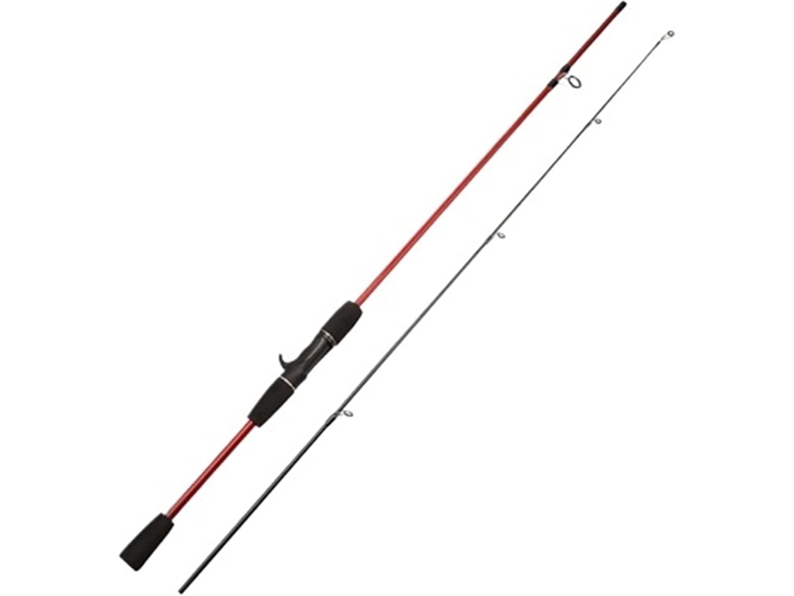 Caña De Pescar Baitcasting Travel Carbon 2 Secciones Peso Lanzamiento 2-10g Potencia Ultraligera Señuelo Pa...