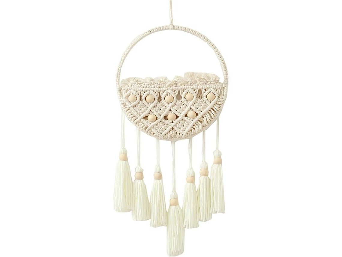 Pendente de Parede Tecido À Mão Macramê, Ameixa de Sonhos Decorativa para Casa