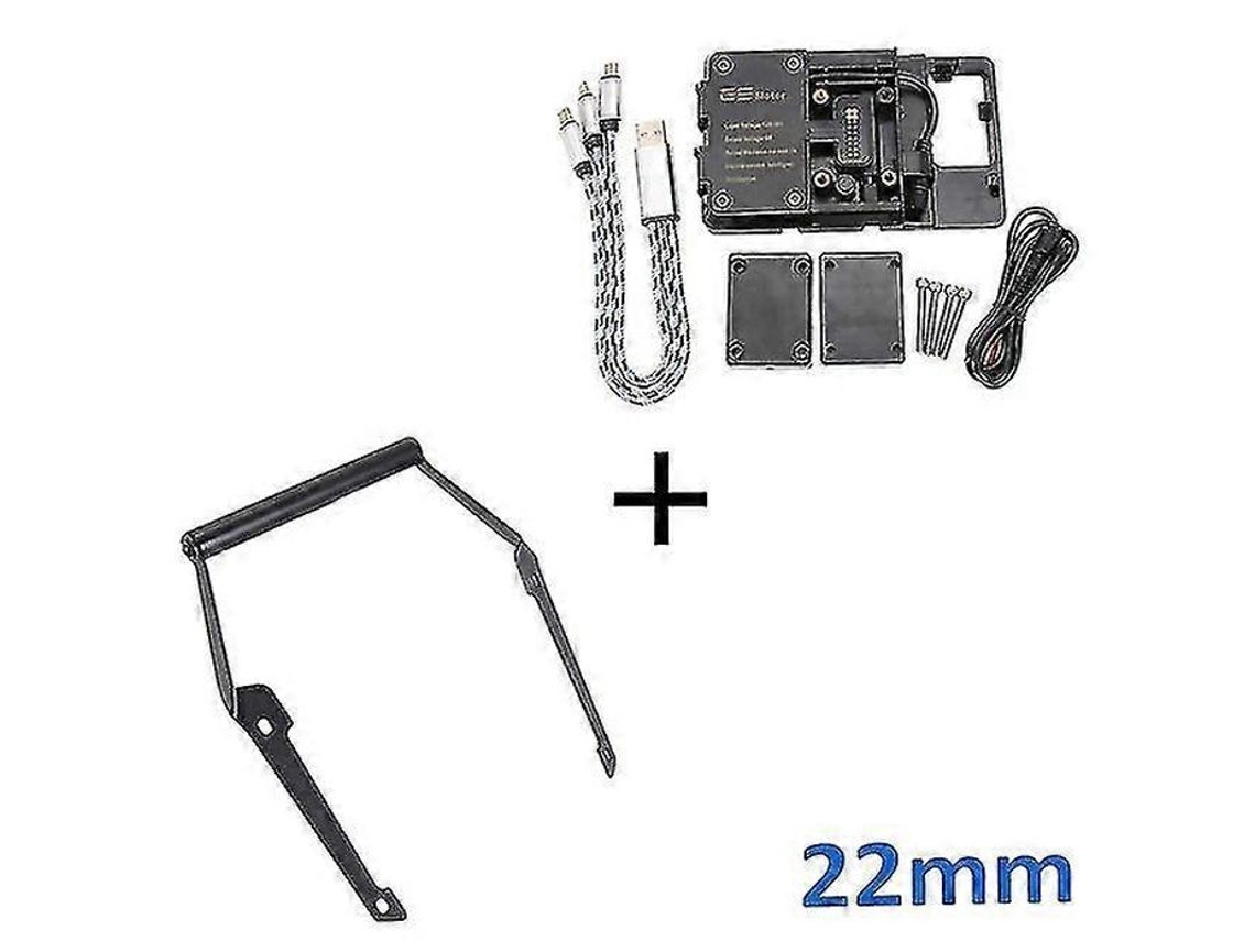 Soporte Frontal Para Teléfono Para Honda Nc750d Nc700d 2014-2020, Soporte Para Navegación Gps, Metal Negro.