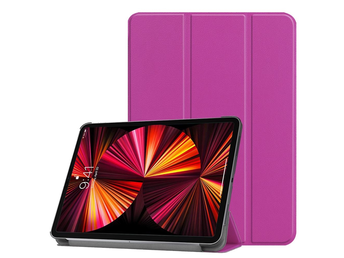 ILIKE Funda Triple Ecopiel Samsung S6 Lite 10 4'' P610 P615 / P613 P619 2022 Morada