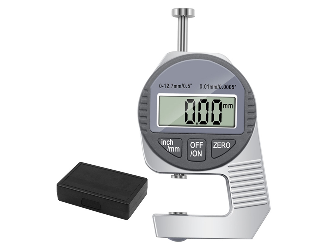 Medidor de espesor digital portátil de 0 a 12,7 mm