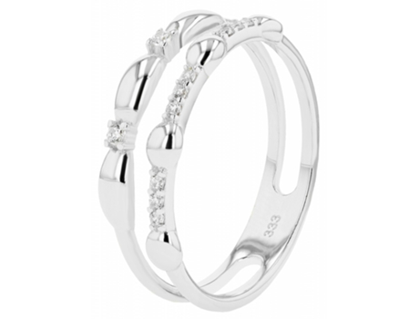 Joyería Oro 8K – Anillo en Oro con Circonias Spruce – Talla 58