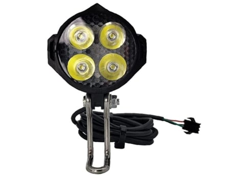 Luz de bicicleta Luz de bicicleta eléctrica con bocina Luz de bicicleta LED para bicicleta Ciclismo Accesorio de bocina eléctrica-ENZONS negros