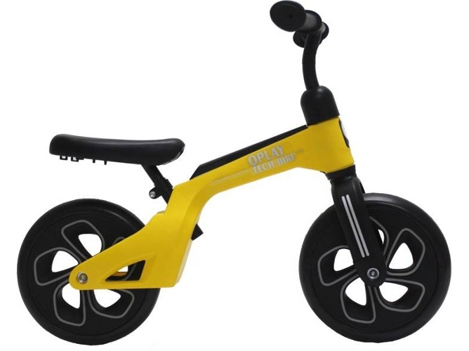 Bicicleta Qplay Tech balance trike amarillo
