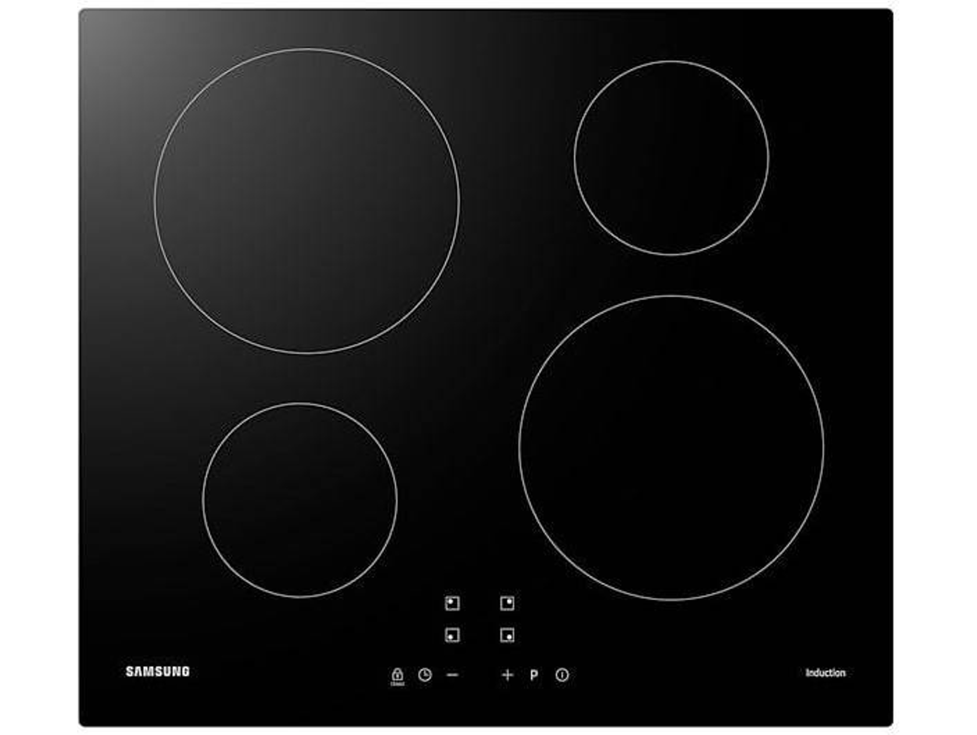 Placa de Inducción SAMSUNG NZ64M3NM1BB (Eléctrica - 59 cm - Negro)