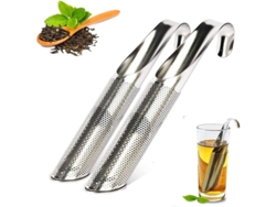 Infusor De Té, Colador De Té, Acero Inoxidable 304, Malla Fina, 2 Piezas Con Mango Largo Abg