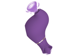 Vibrador De Succin Para Lamer La Lengua 2 En 1 Con 10 Modos De Succin Para Mujeres (prpura) Bestvite