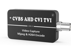Tarjeta De Captura De Vídeo Lcc261 1080p Cvbs A Usb, Color Negro, 264 Y Mjpeg Dual
