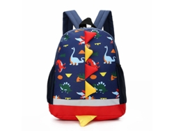 Mochila Para Niños Mochilas Escolares Ligeras Para Niños Dibujos Animados Azul Oscuro CHRUI