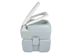 Sanitário Portátil Calter 20l Para Camping Uso Externo Com Descarga Ideal Para Viagens De Barco E Trilhas Fácil De Limpar Modelo C-chem-wc-20