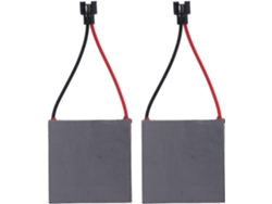 Placa generadora de energía para ventilador de estufa, 2 piezas, aleación de aluminio, fácil instalación, con Gokoco