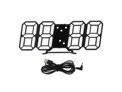 Reloj Electrónico Led 3d Con Pantalla Grande, Control Por Voz Inteligente Y Múltiples Modos De Visualización.