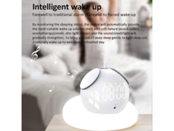 Dispositivo de sonido para dormir, máquina inteligente con despertador y luz nocturna, recargable por USB, ayuda para dormir. TAISHENGDA