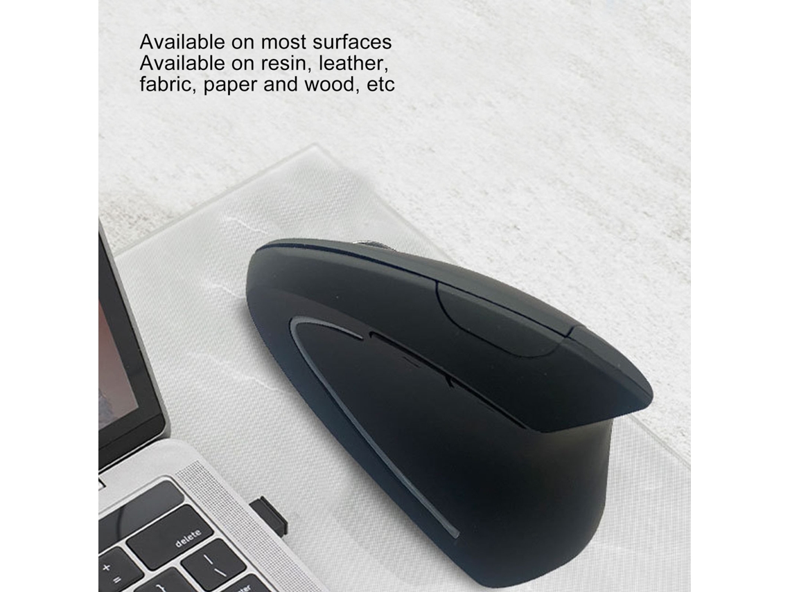 Ratón Vertical Ergonómico Inalámbrico Con Dpi Ajustable, Retroiluminación Y Funcionamiento Silencioso Para Juegos Y Trabajo.