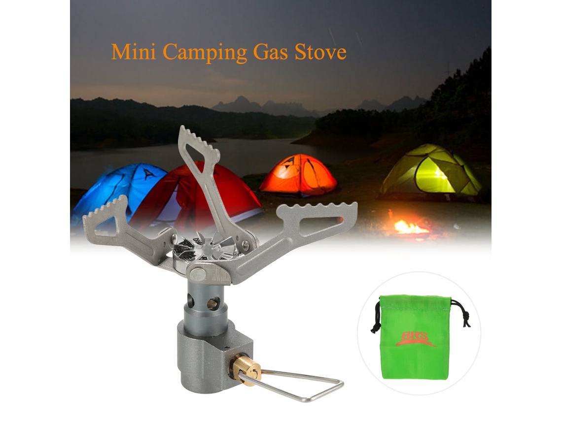 Hornilla De Gas Portátil Para Camping, Superligera, 25 G De Titanio, 2700 W, Mini Plegable Para Exteriores.