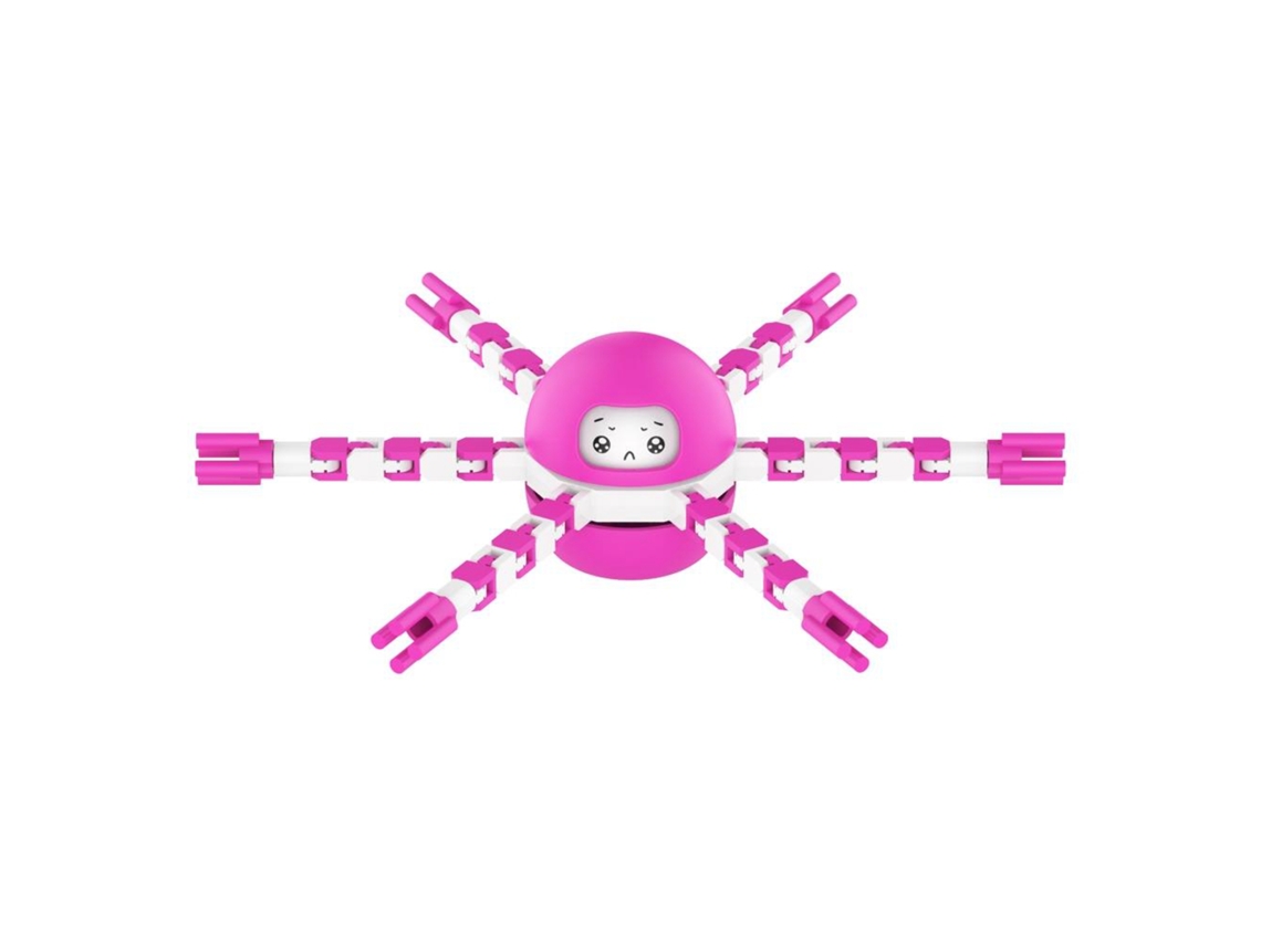 Robot giroscópico transformable con cadena, espiral, mecánico, deformable y antiestrés para niños y adultos.