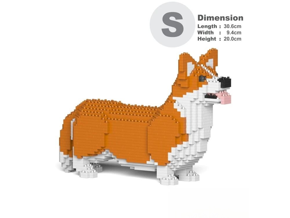 Jekca Bricks Welsh Corgi 02-m01 St19wc02-m01b