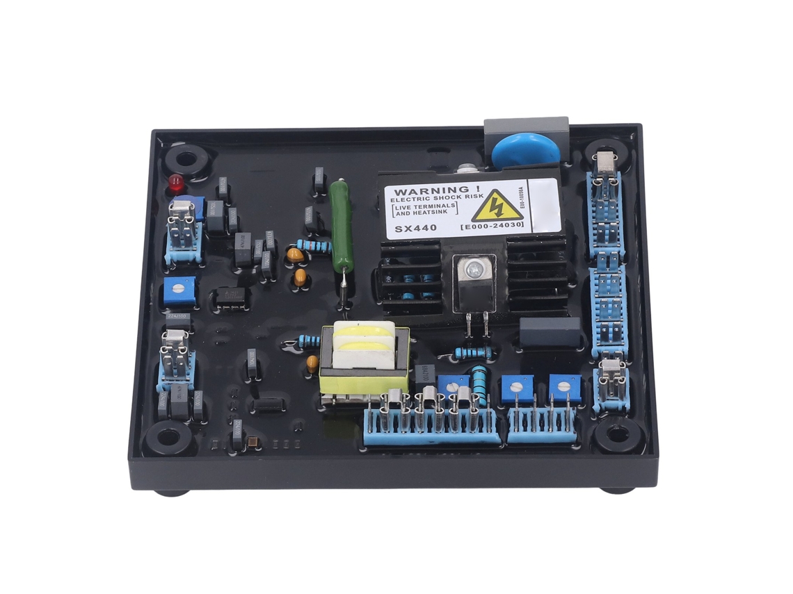 Módulo Regulador De Voltaje Automático Avr Para Generador Diesel 190‑264v Placa 1 Fase 2 Hilos