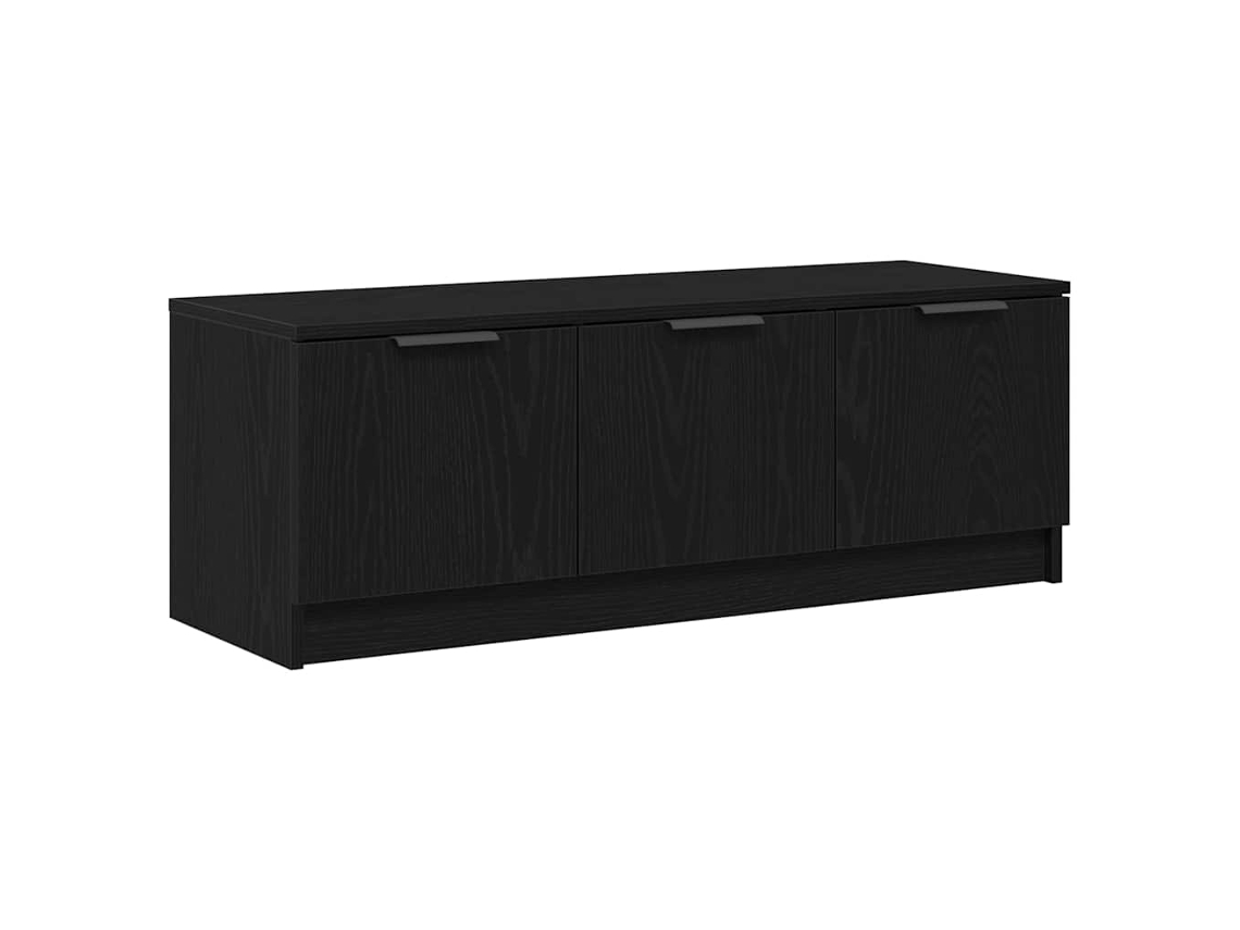 Maison Exclusive - Gabinete De Tv Roble Negro 102 X 35 X 36,5 Cm