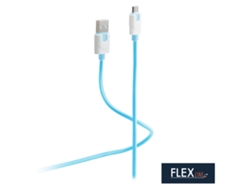 Cable de Datos y Carga FLEXLINE Usb-A Usb-B Azul 2,0 M