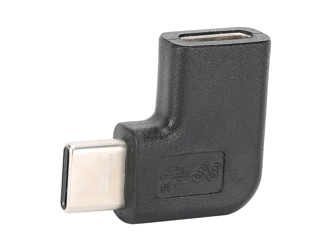 Adaptador Usb-c De Ángulo Recto De 90 Grados Conector Macho A Hembra