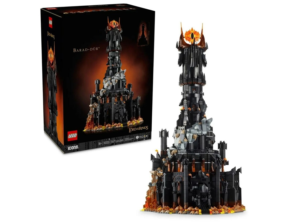 Juego De Construcción Lego Icons 10333 The Lord Of The Rings: Barad-dûr (plástico - + 18 Años - 5471 Piezas)